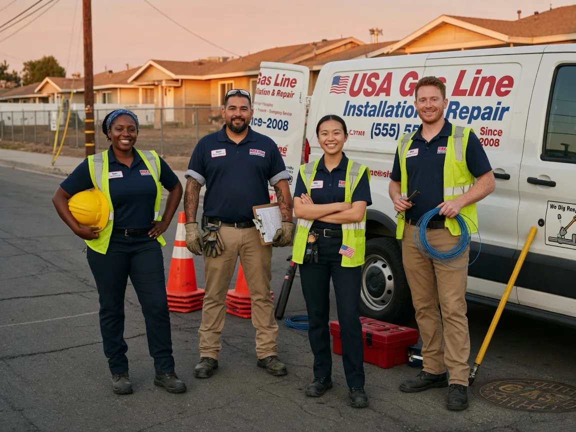 Gas Line Installation company in Como, MS